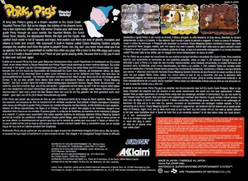 Porky Pig's Haunted Holiday (Europe) box cover back